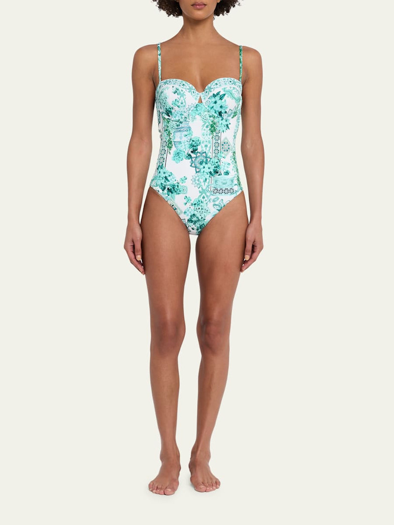 CAMILLA Balearic Bebe Underwire Moulded Cup One-Piece Swimsuit outlook