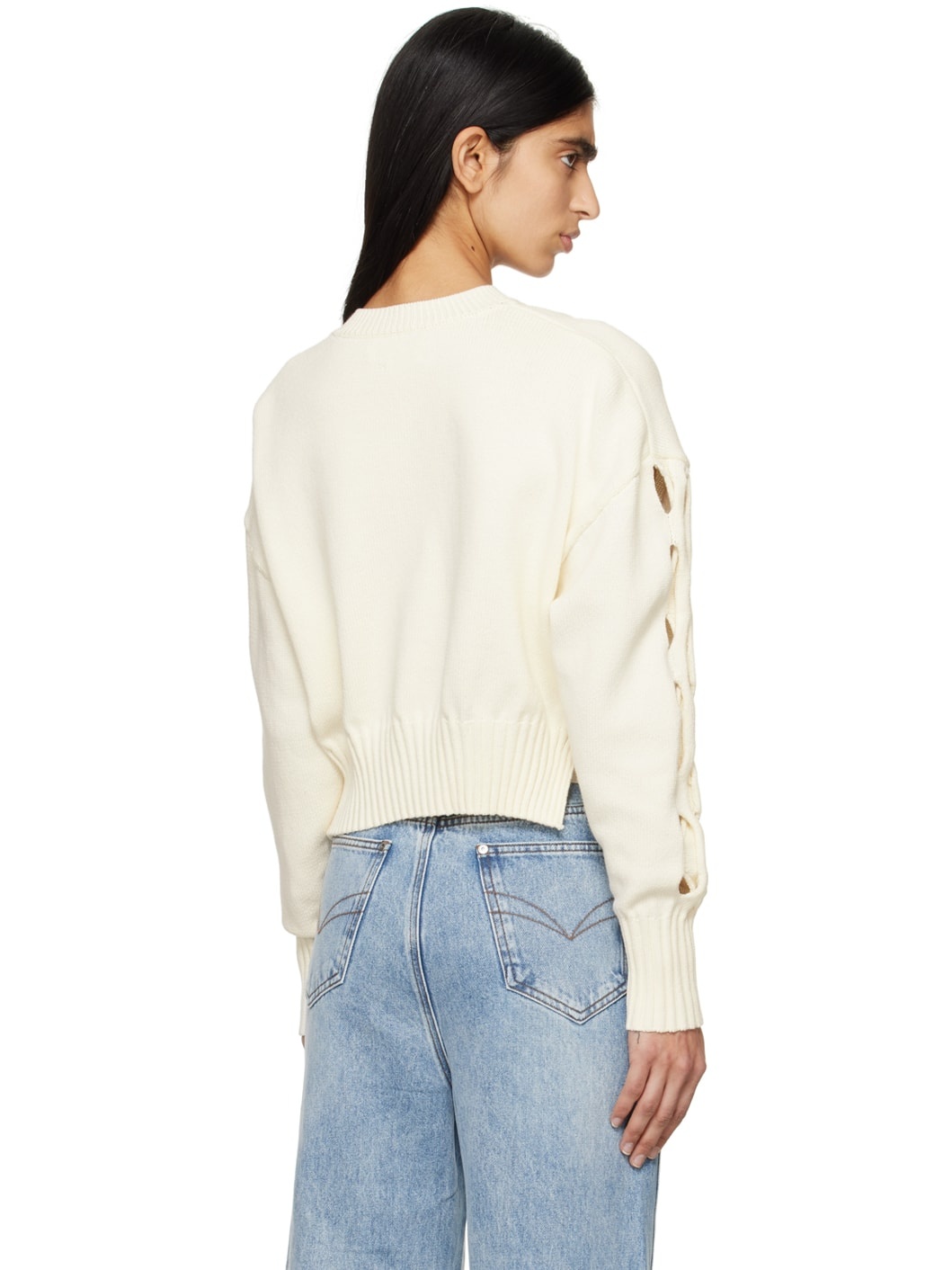 Off-White Cutout Sweater - 3