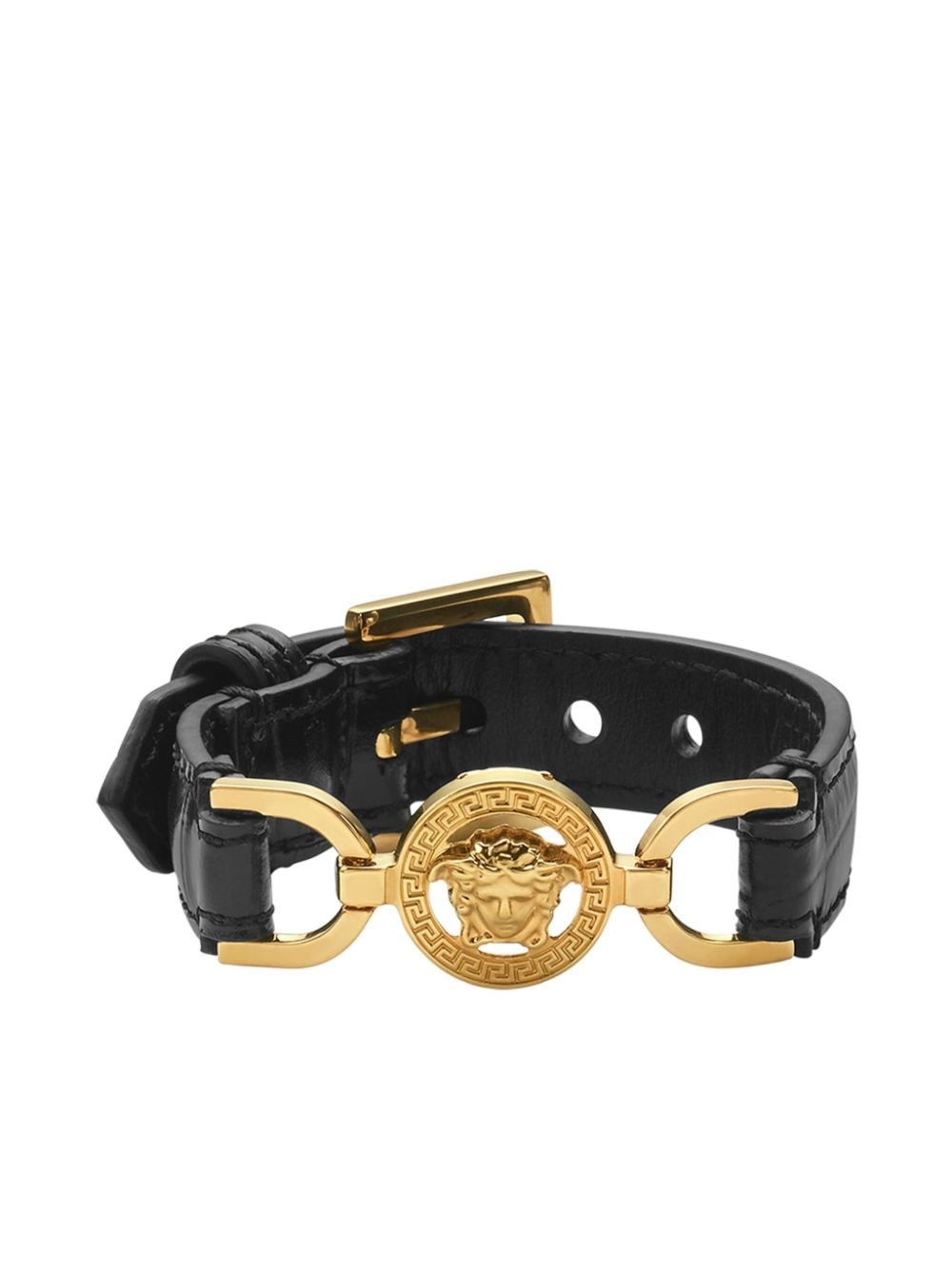 Medusa '95 leather bracelet - 1