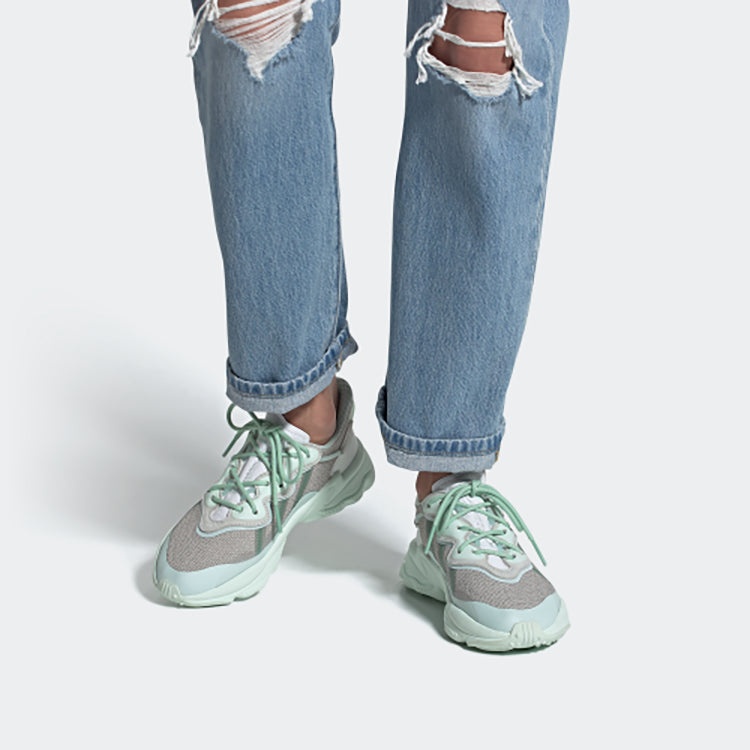 (WMNS) adidas originals Ozweego 'Grey Green' FV9751 - 7