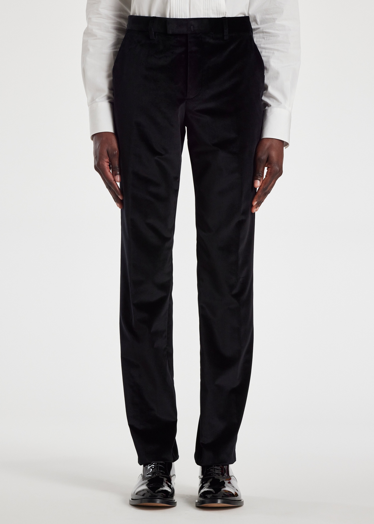 Black Velvet Trousers - 3