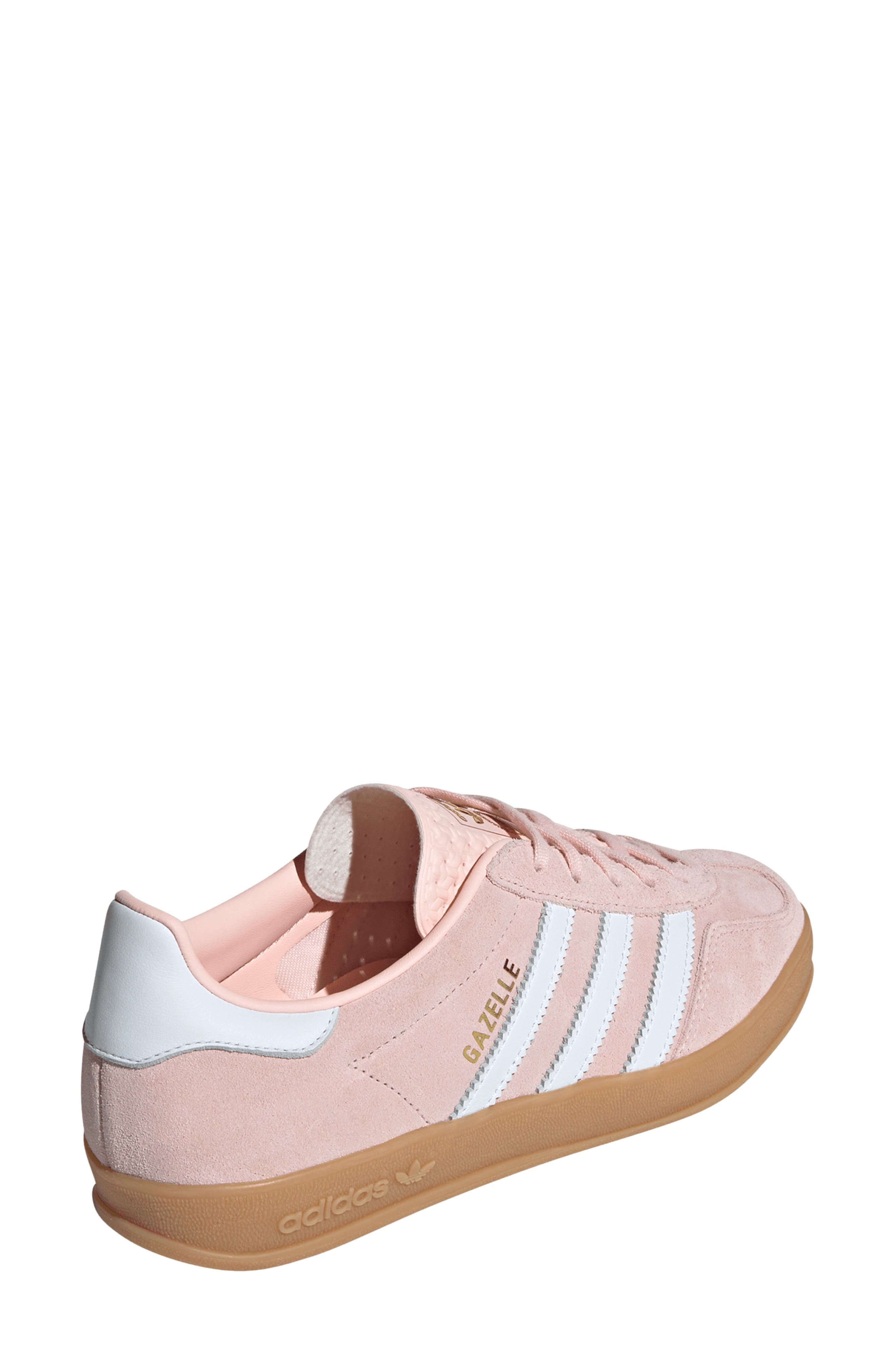 adidas Gazelle Indoor Sneaker in Sandy Pink/White/Gum at Nordstrom - 2