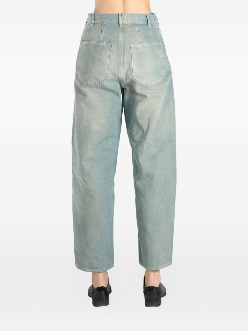 cotton tapered jeans - 4
