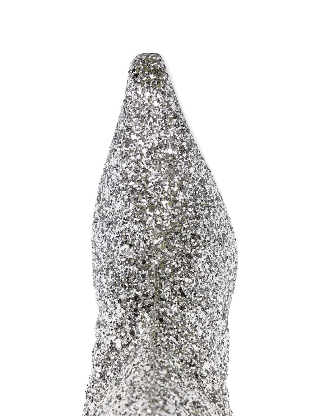 Viola 60mm glitter long boots - 4