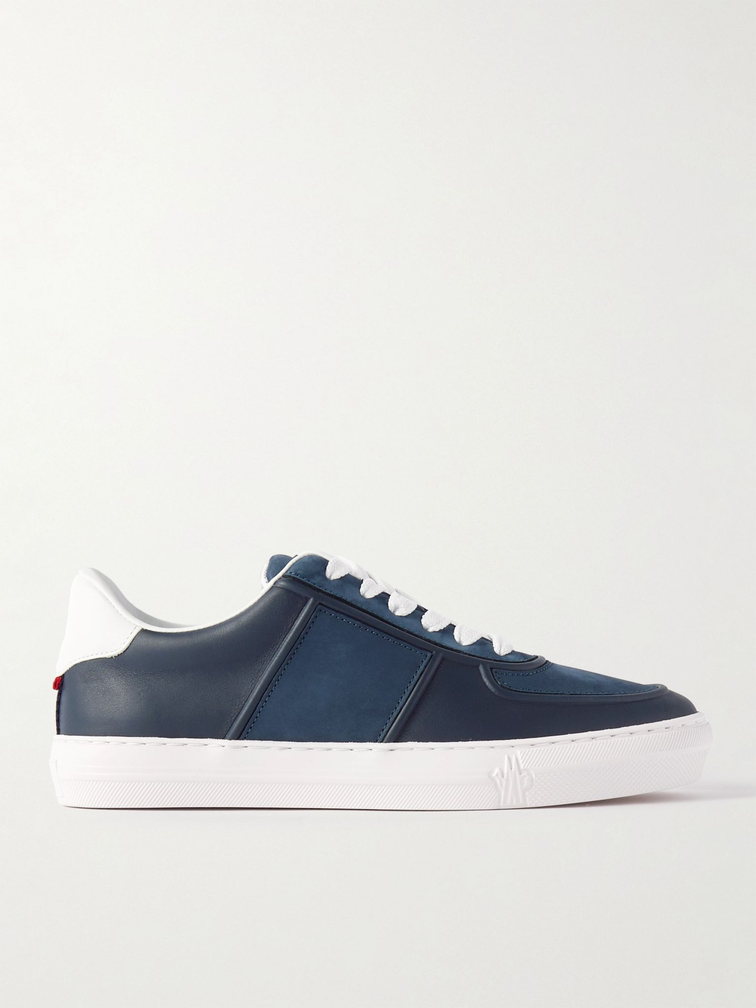 Neue York Leather and Suede Sneakers Navy - 1