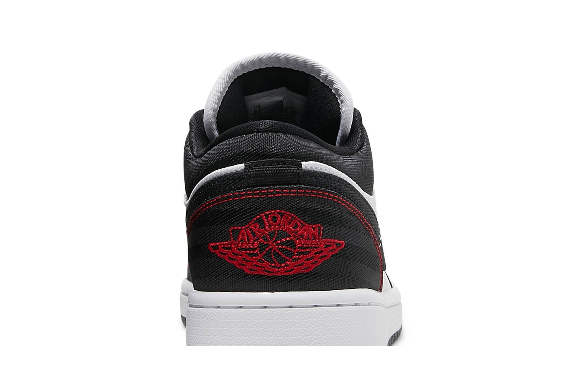 Wmns Air Jordan 1 Low SE Utility 'White Black Red' - 7