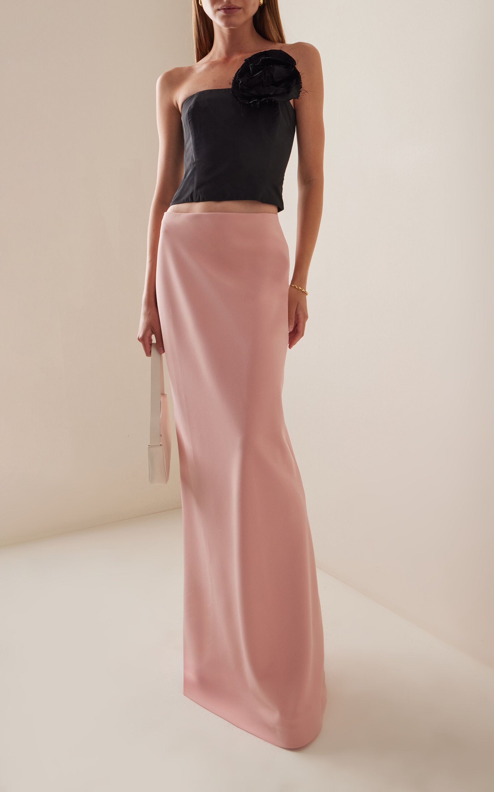 Jolene Crepe Maxi Skirt pink - 2