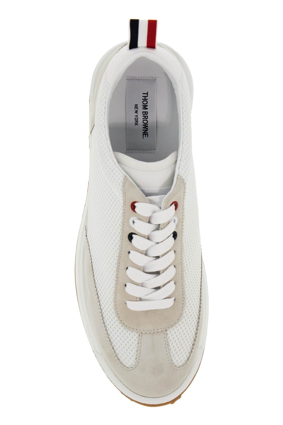 Thom Browne Mesh And Suede Leather Sneakers In 9 Men - 2