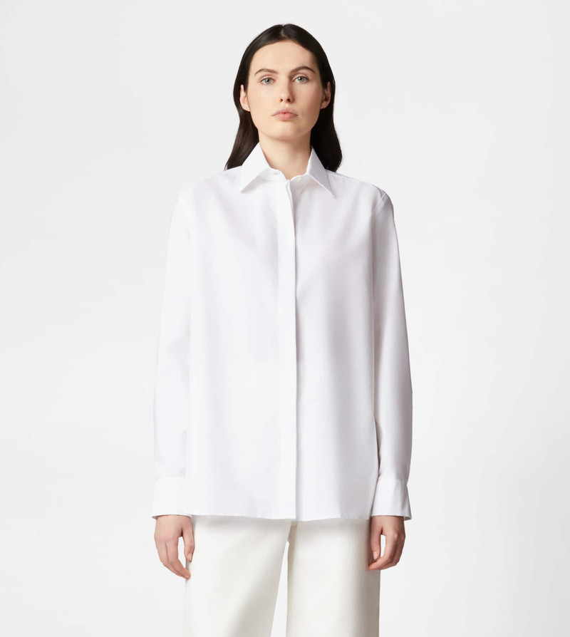 Tod's SHIRT IN COTTON - WHITE outlook