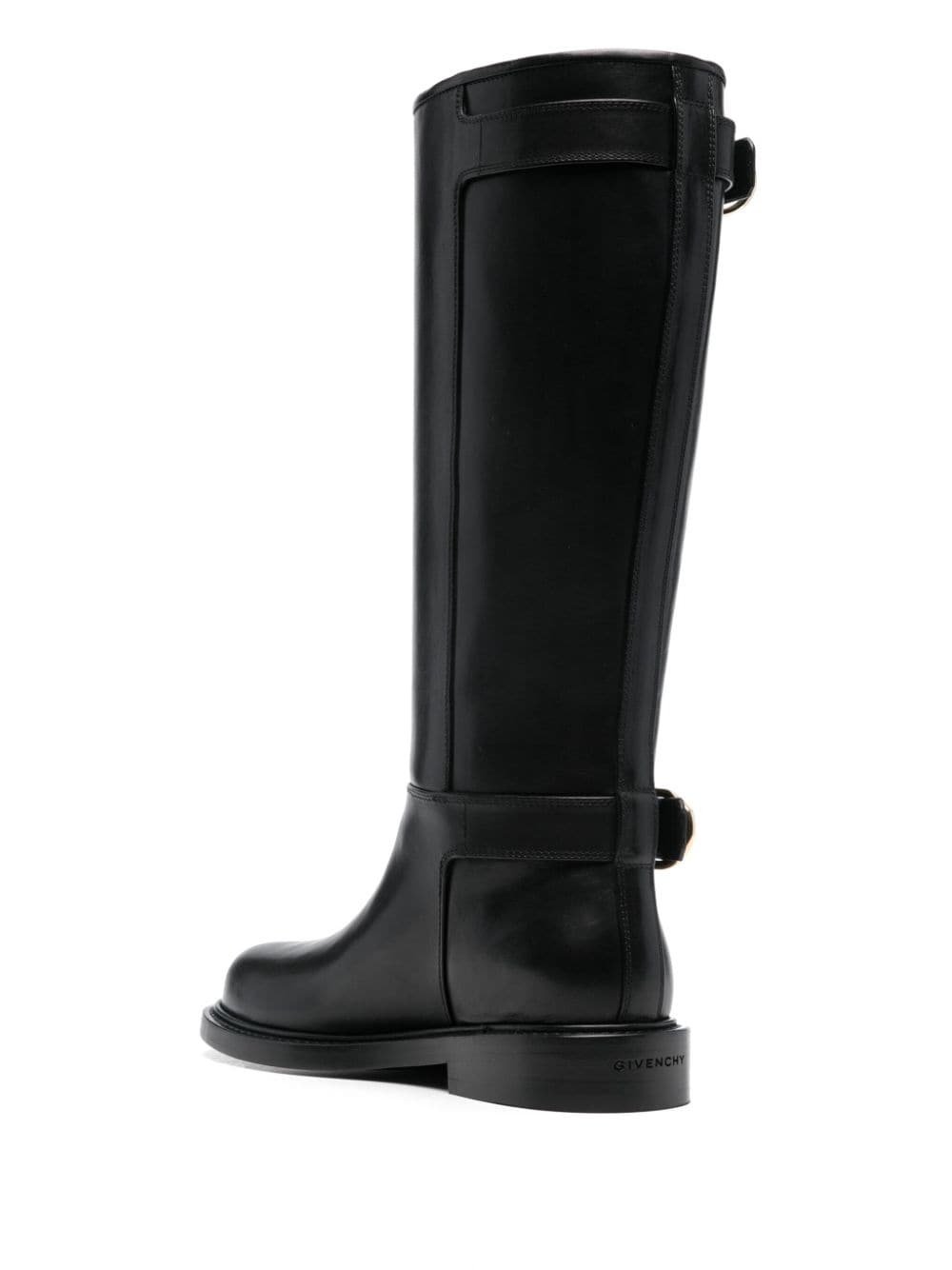 buckled leather boots - 3