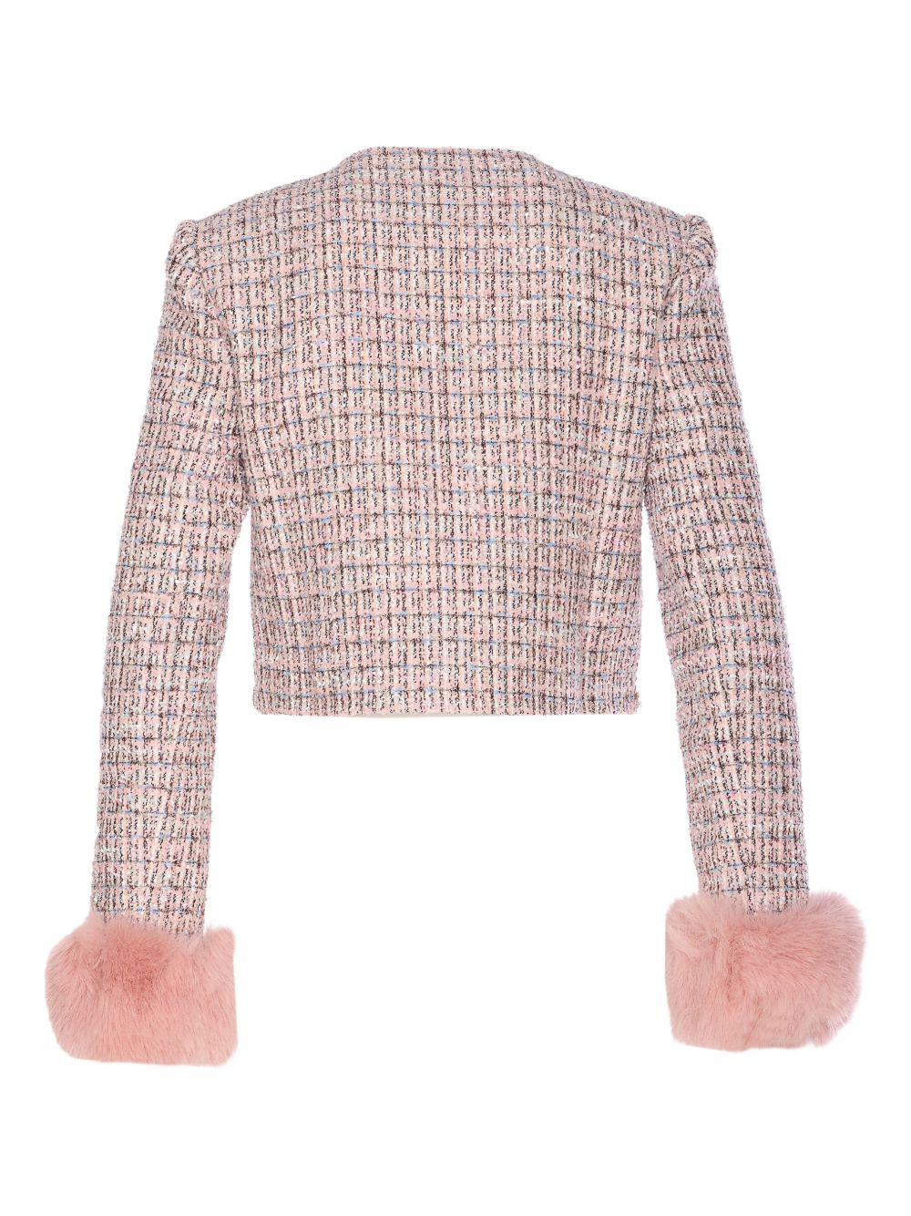 crystal-embellished tweed jacket - 2