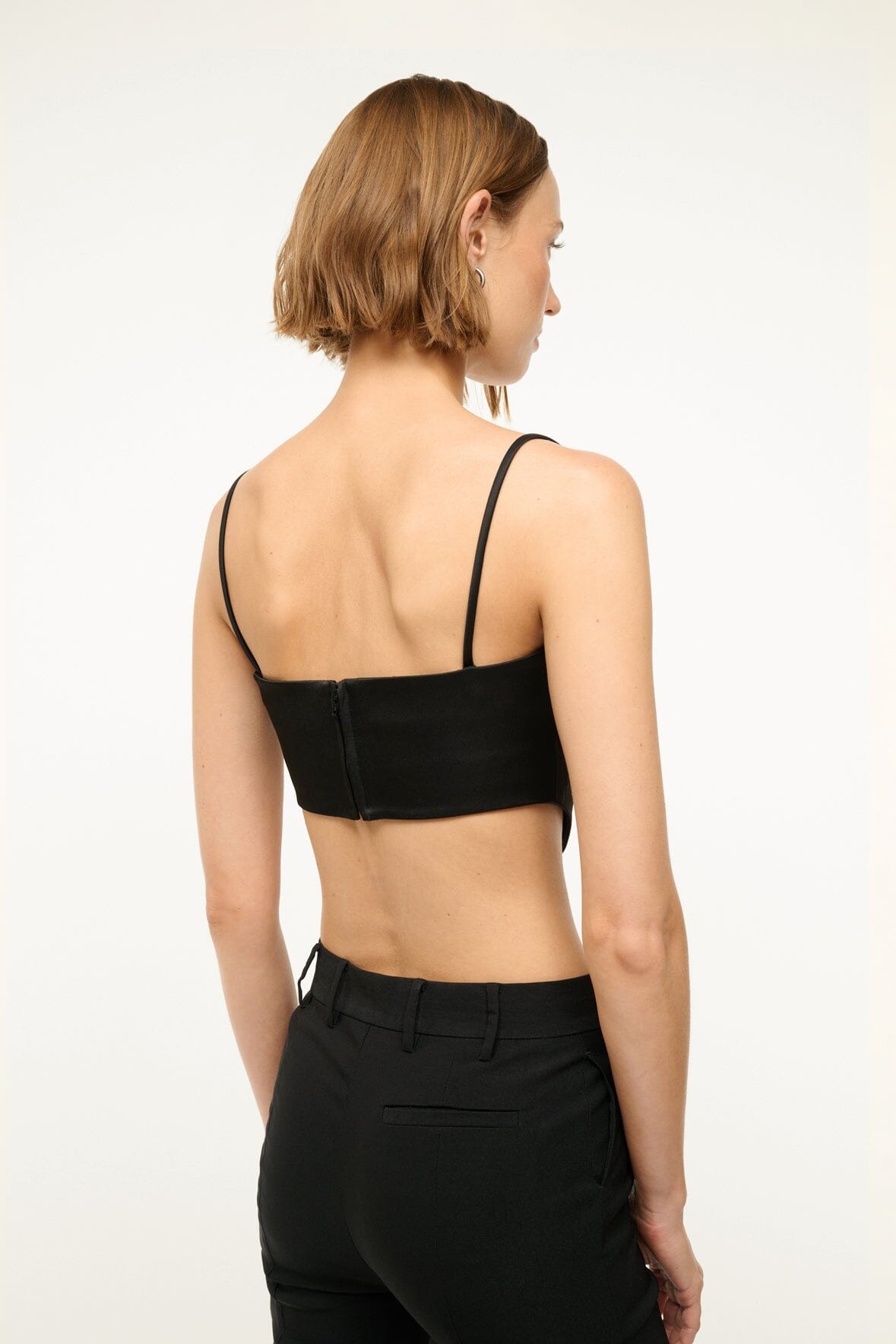 STAUD RUE TOP BLACK - 5