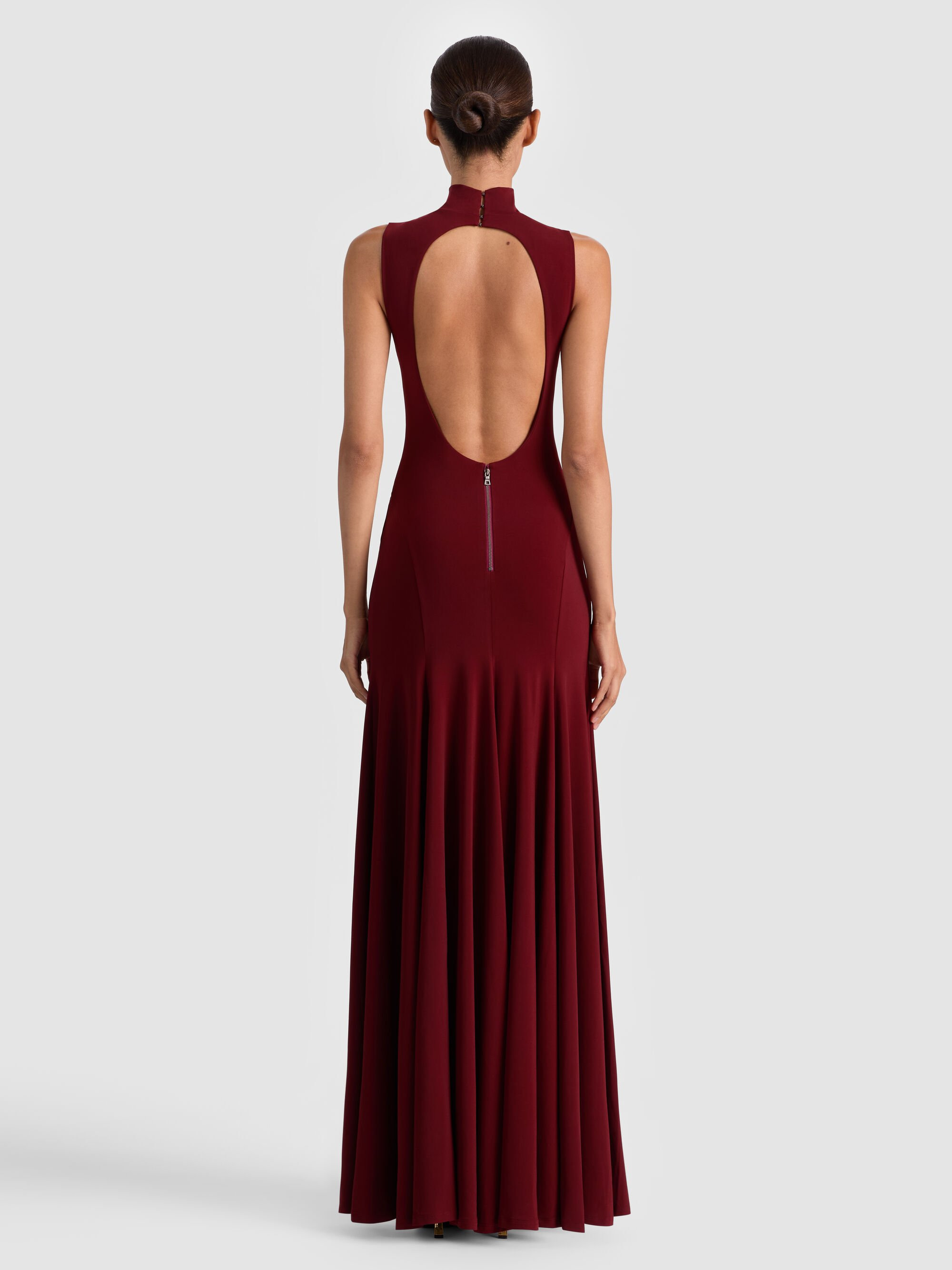 AUGUSTA OPEN BACK MAXI DRESS - 4