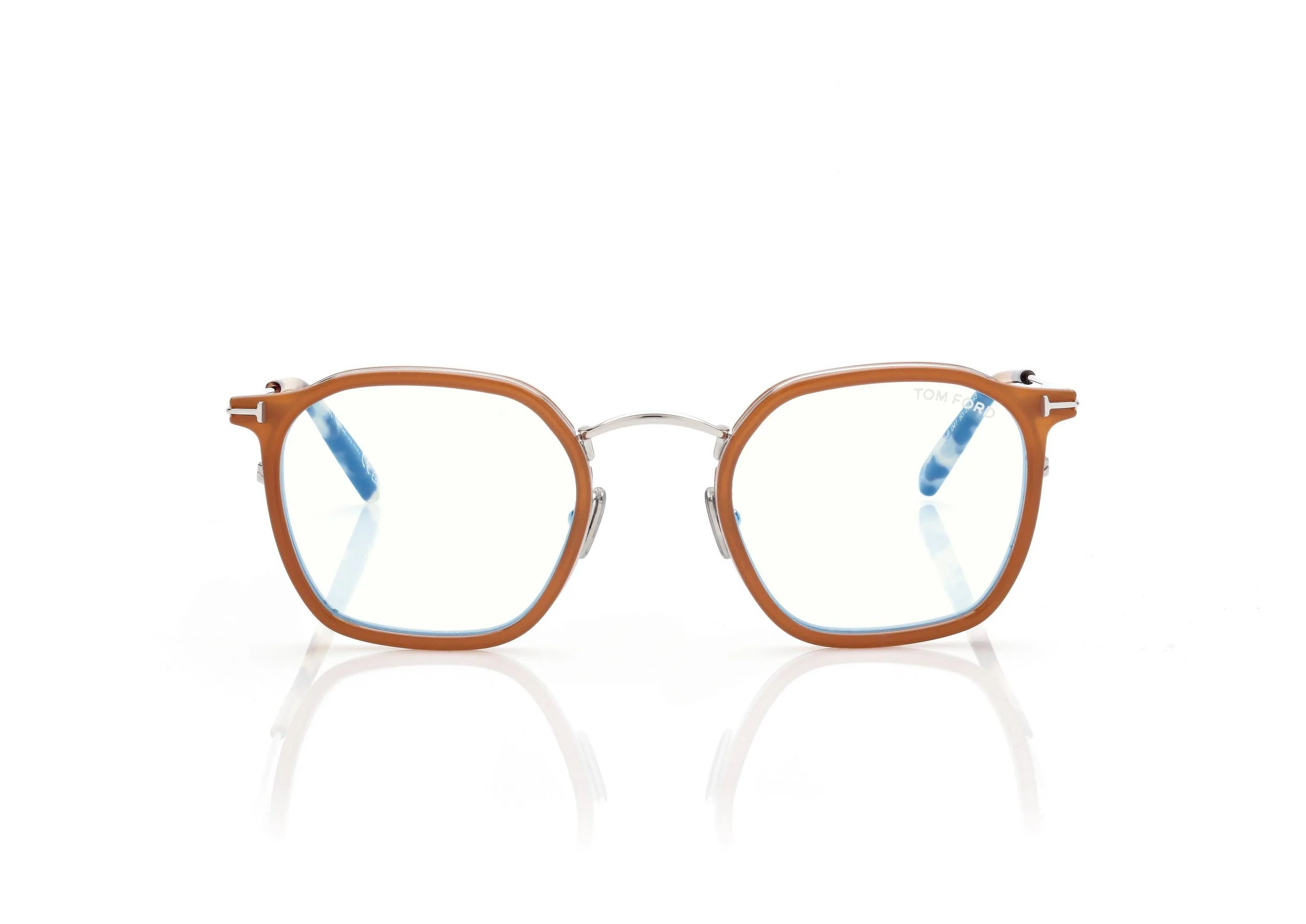 BLUE BLOCK ROUND OPTICALS - 1