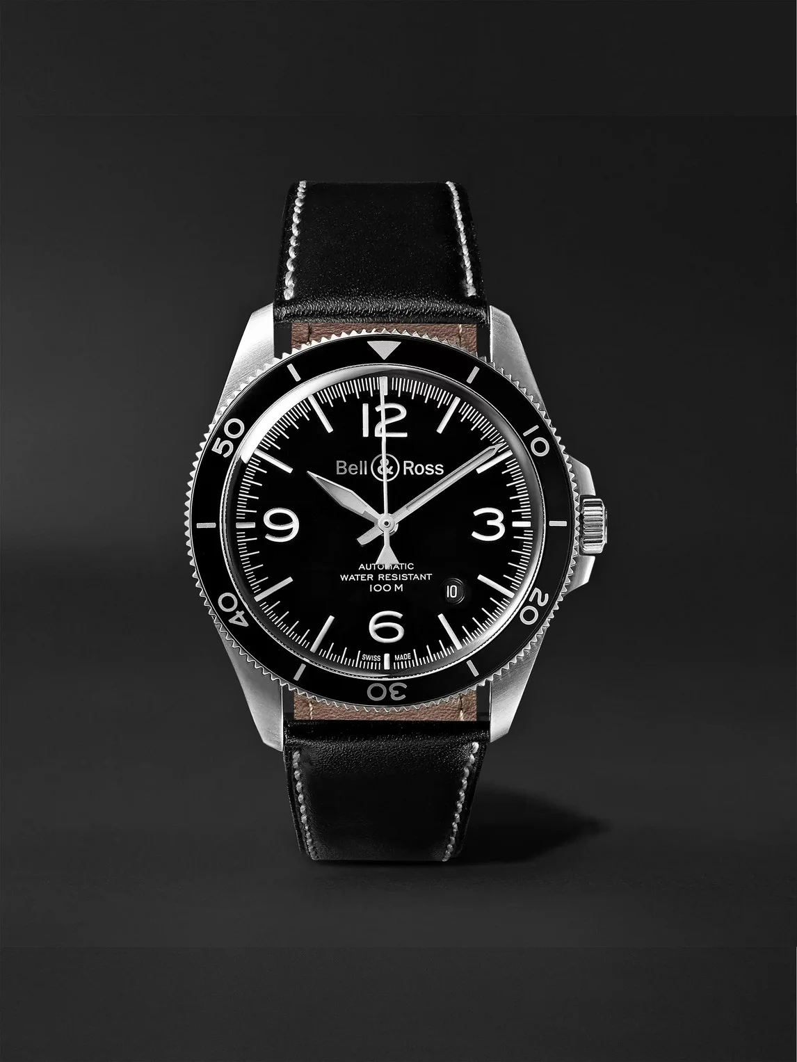 BR V2-92 Automatic Stainless Steel Watch, Ref. BRV292-‐BL-‐ST/SCA - 1