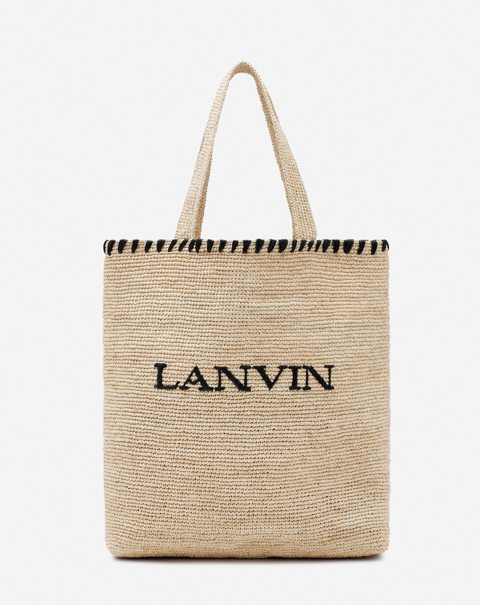 LANVIN RAFFIA TOTE BAG - 1