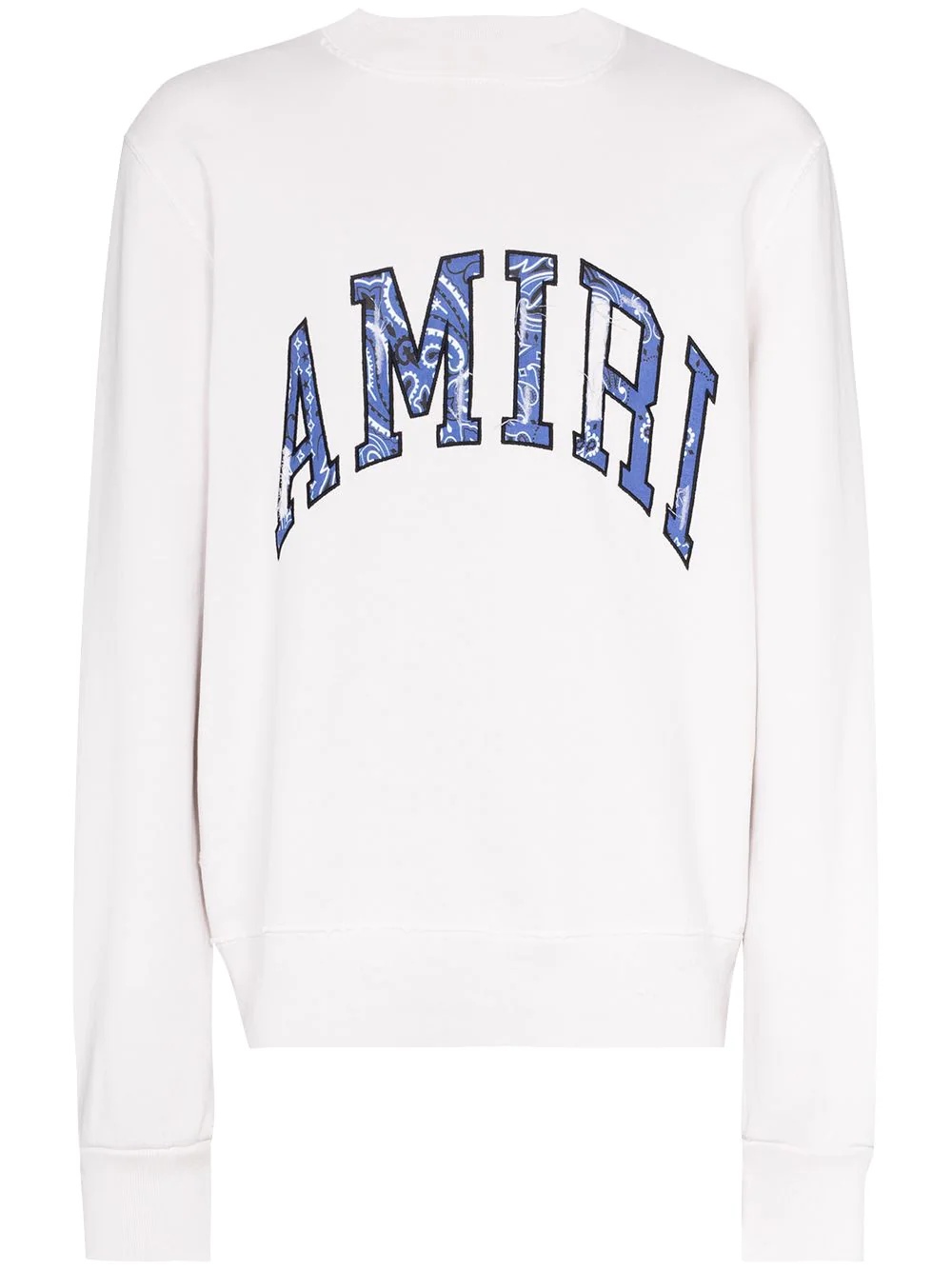 bandana logo-appliqué sweatshirt - 1