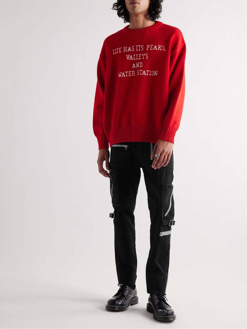 UNDERCOVER Slim-Fit Zip-Embellished Jeans outlook