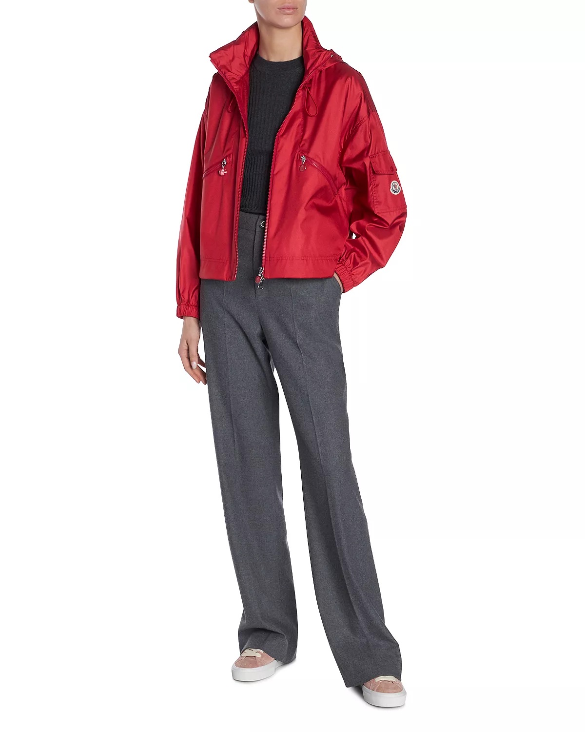 Hemar Concealed Hood Short Parka Jacket - 2