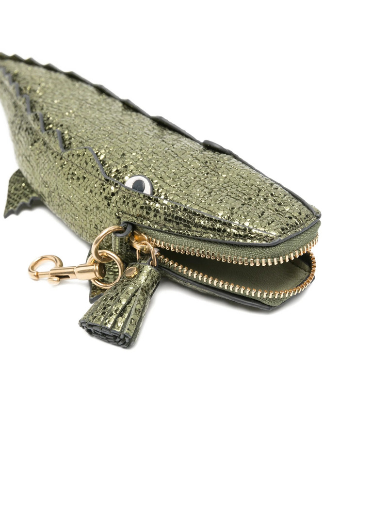 Anya Hindmarch Anya Hindmarch Crocodile-shape Coin Pouch outlook