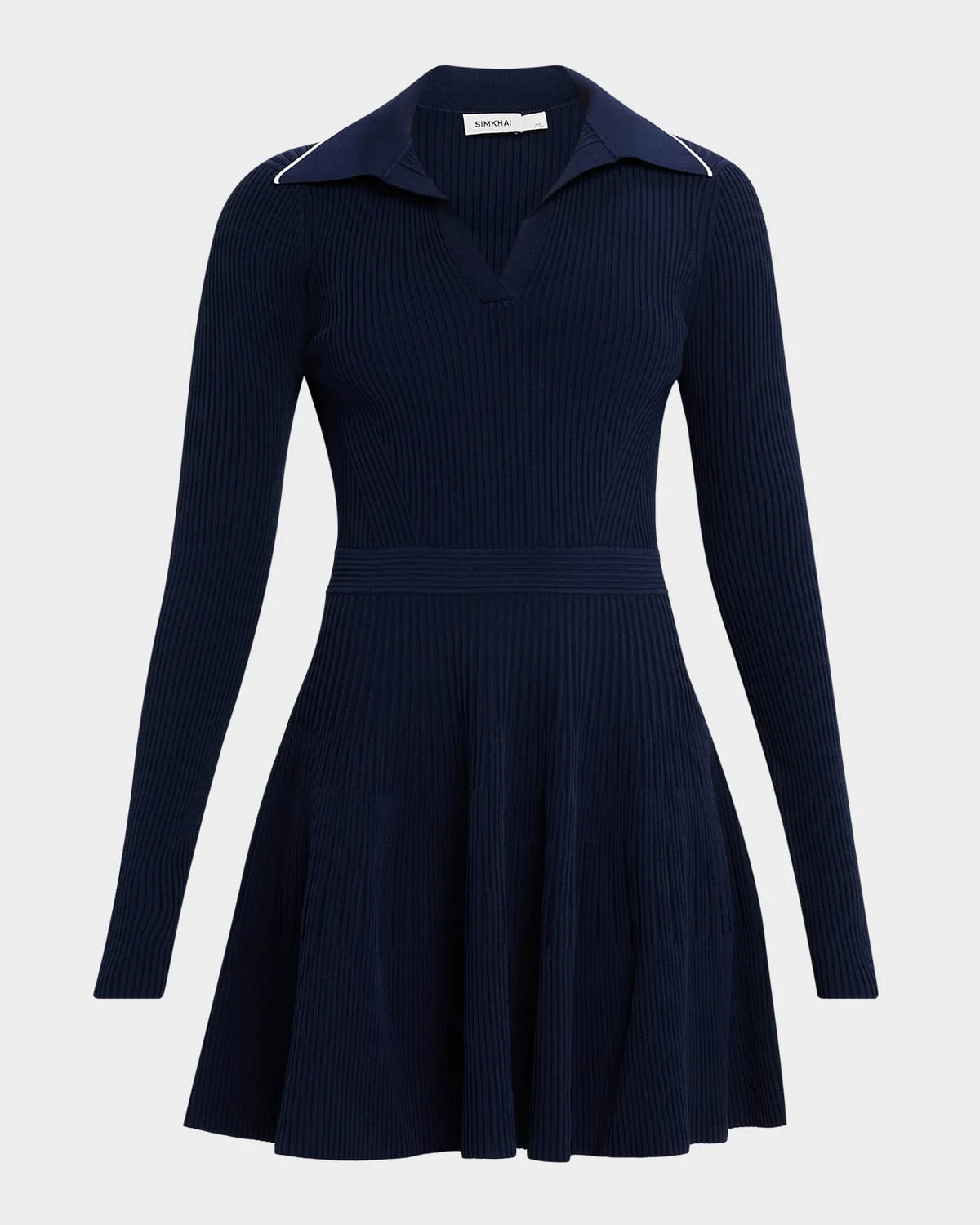 Alcott Fit-and-Flare Polo Mini Dress - 1