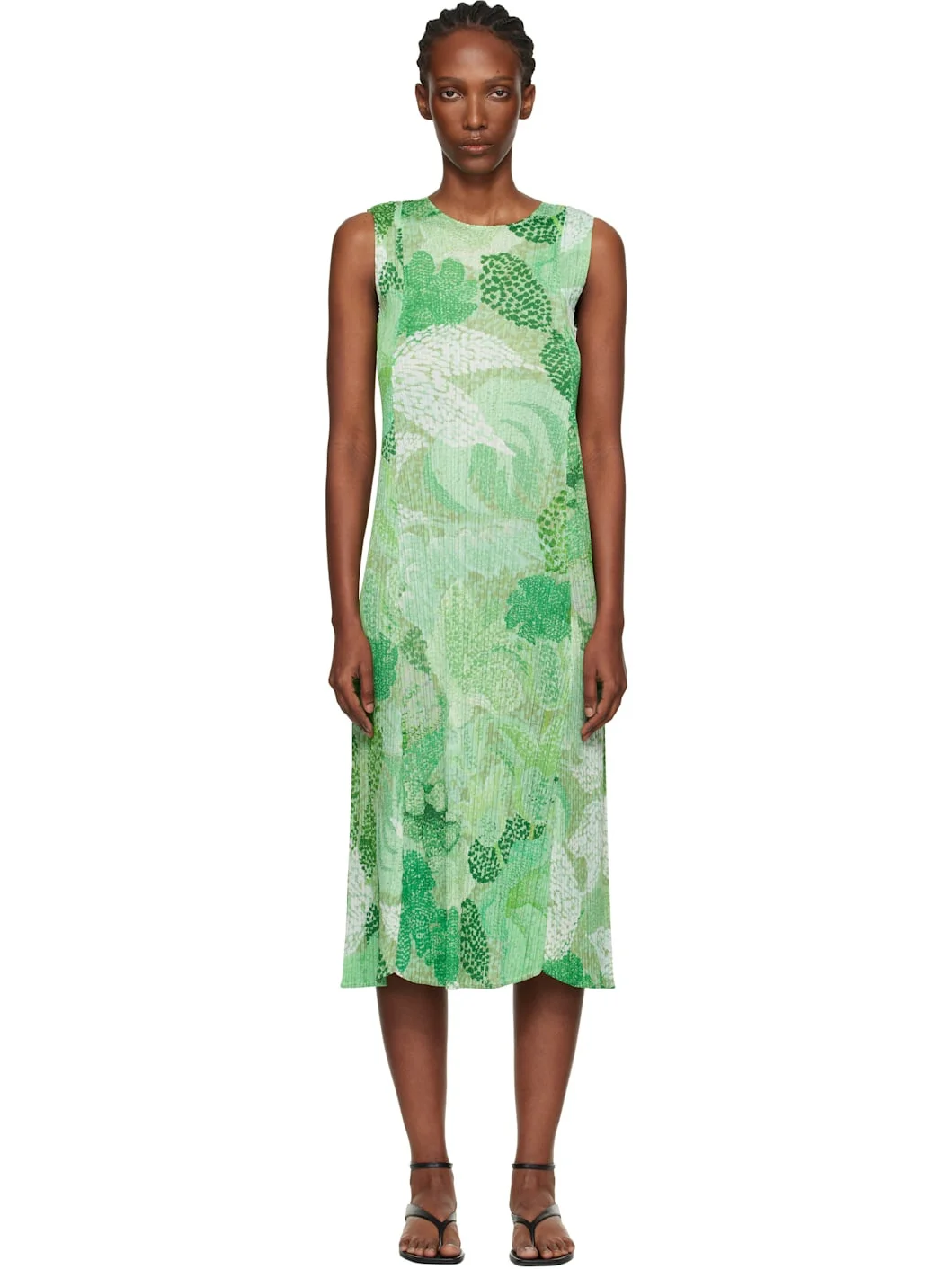 Green Foggy Forest Maxi Dress - 1