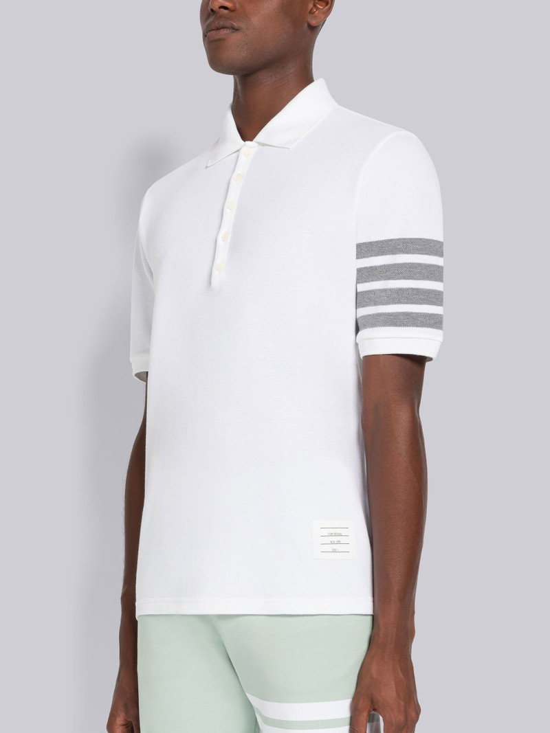 Thom Browne Classic Pique Hector 4-Bar Short Sleeve Polo outlook