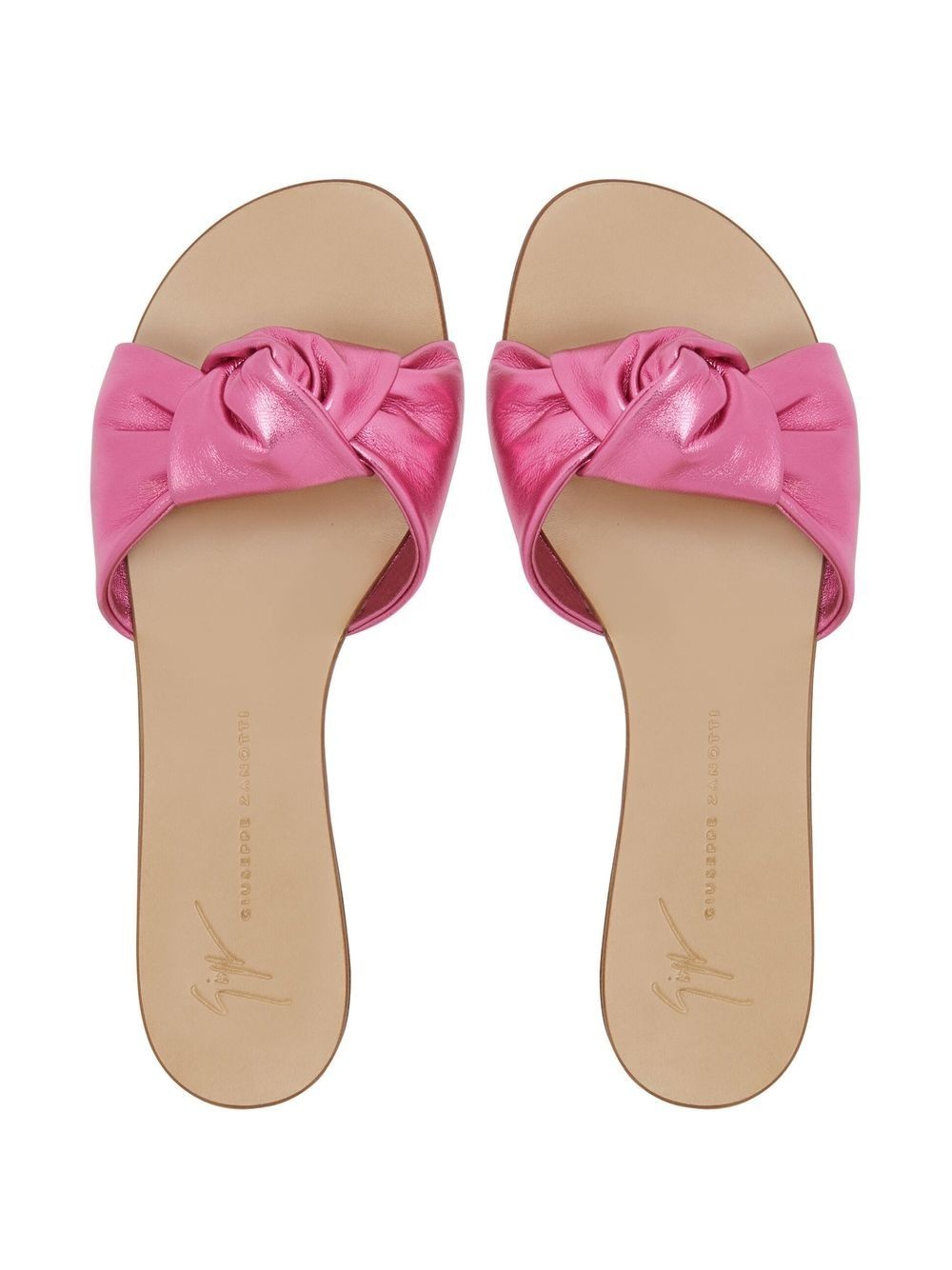 Aycha knot-detailing flat sandals - 4