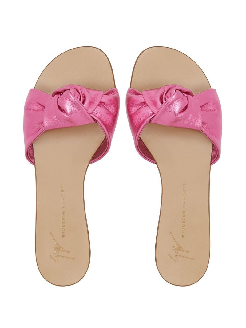 Aycha knot-detailing flat sandals 4