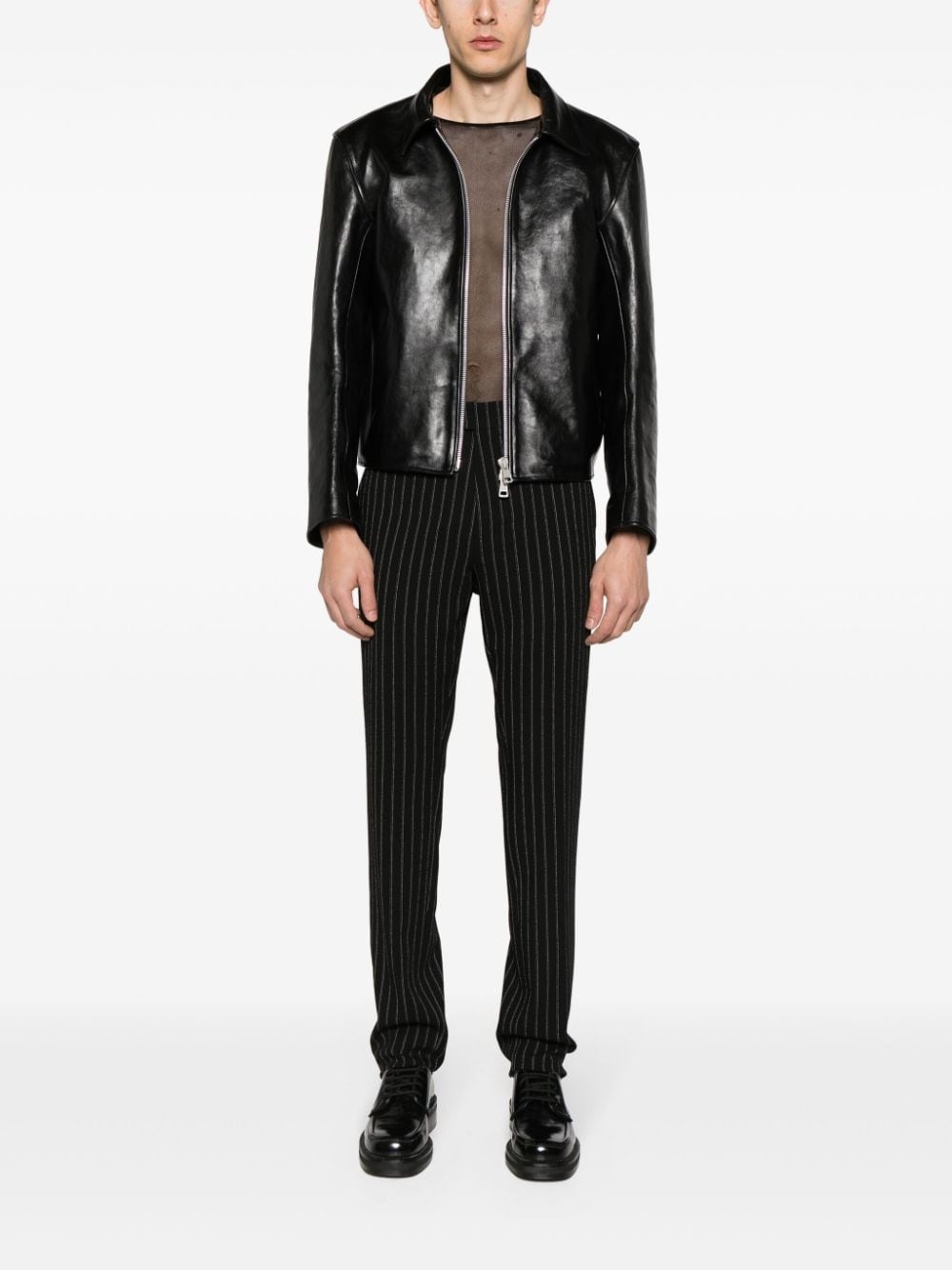 tailored virgin wool trousers - 2