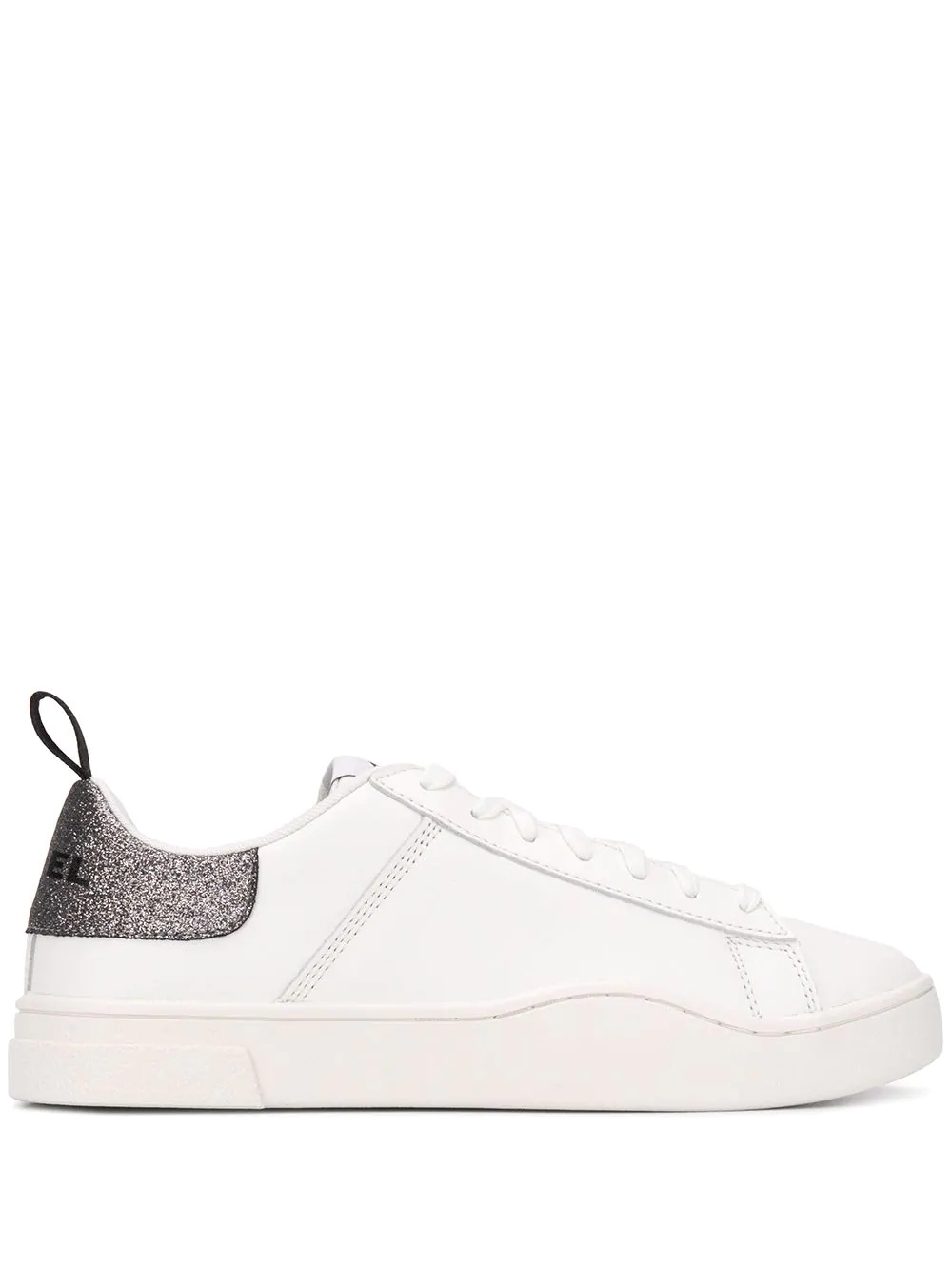 lace-up plimsoll trainers - 1