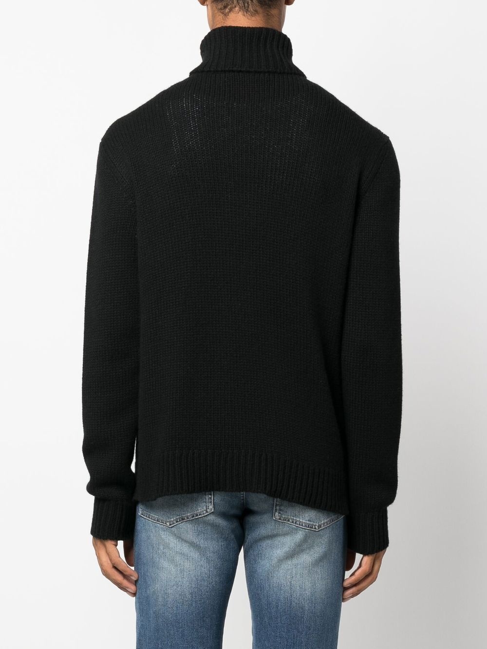 roll-neck cashmere jumper - 4