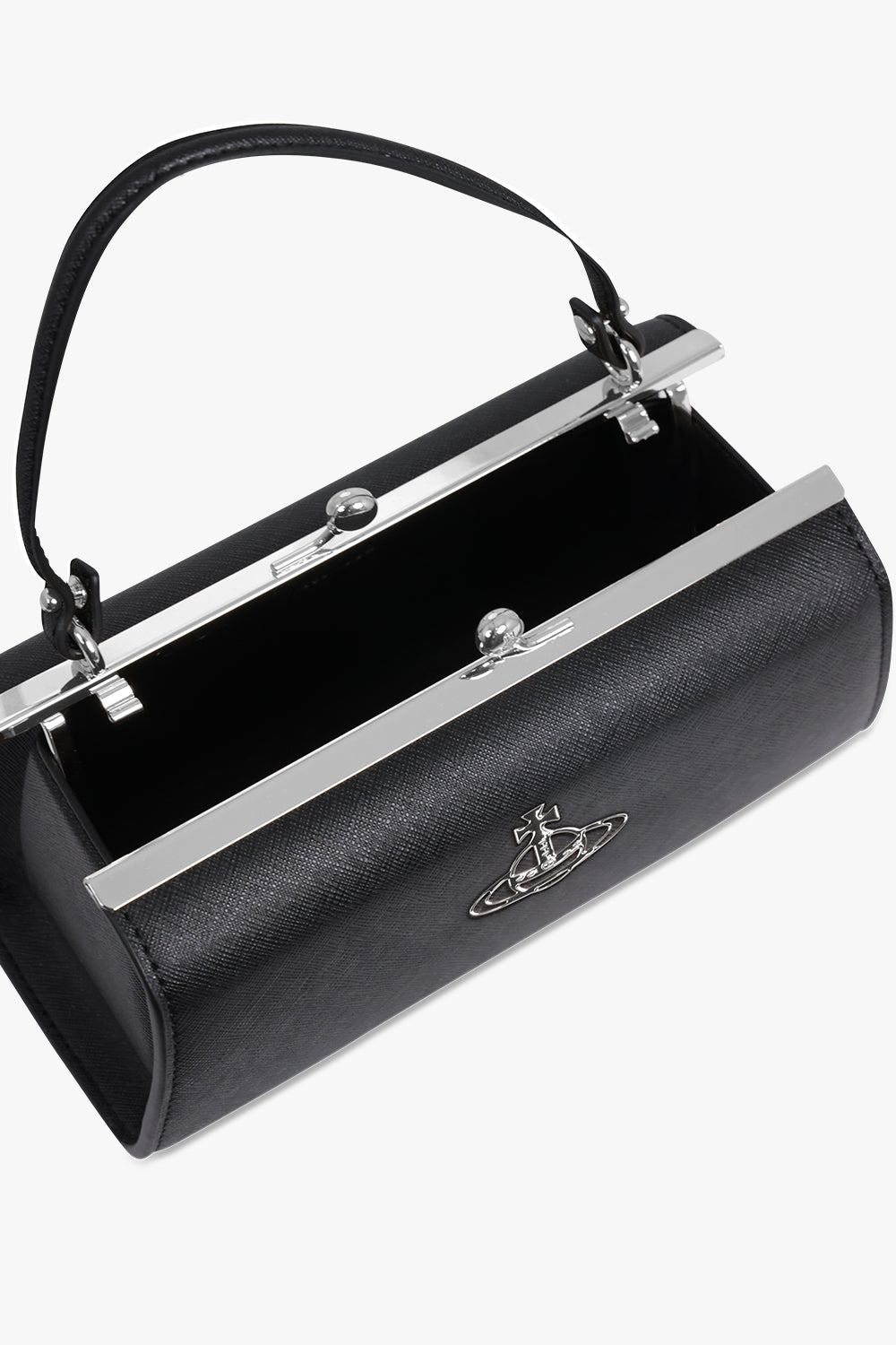 DOLL XL FRAME PURSE | BLACK/SILVER - 3
