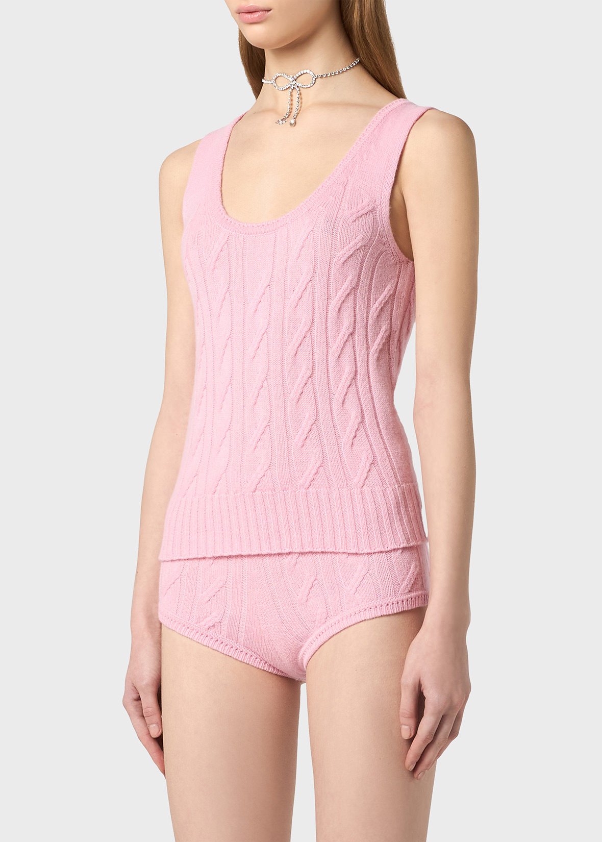 WOOL AND CASHMERE TANK TOP - 5