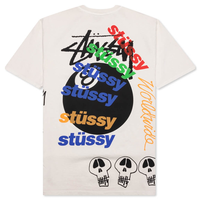 Stüssy TEST STRIKE PIGMENT DYED TEE - NATURAL outlook