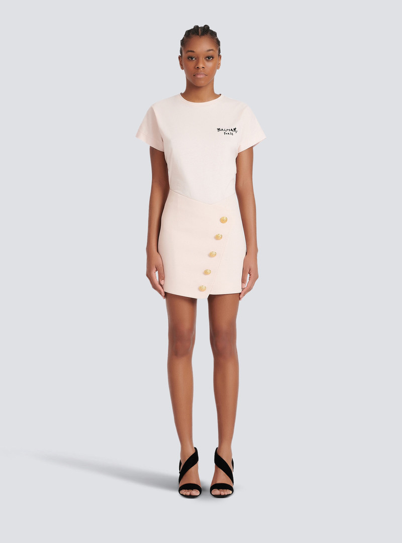Short crêpe skirt 3