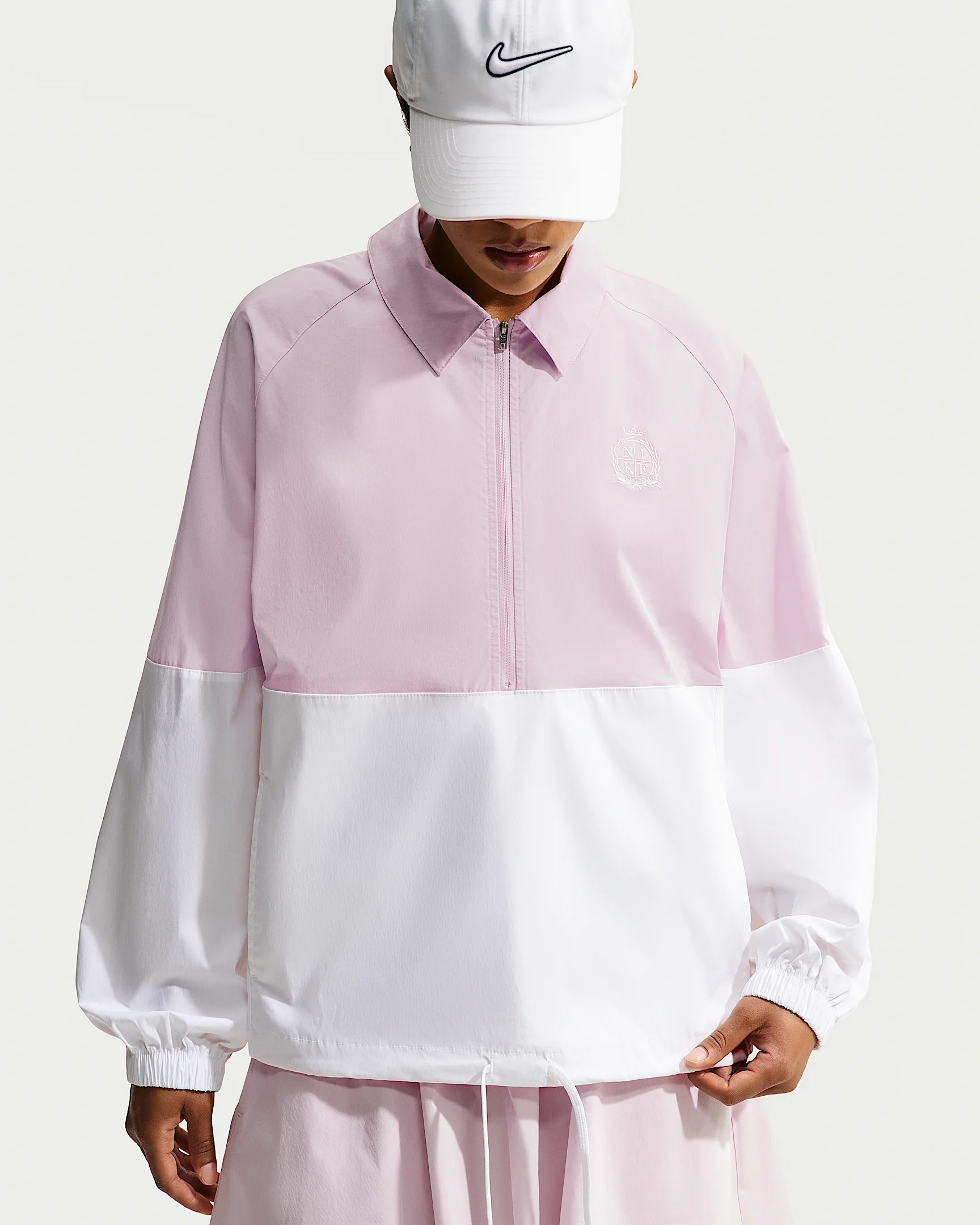 Nike Sportswear Women's Oversized Poplin 1/2-Zip Jacket - 1