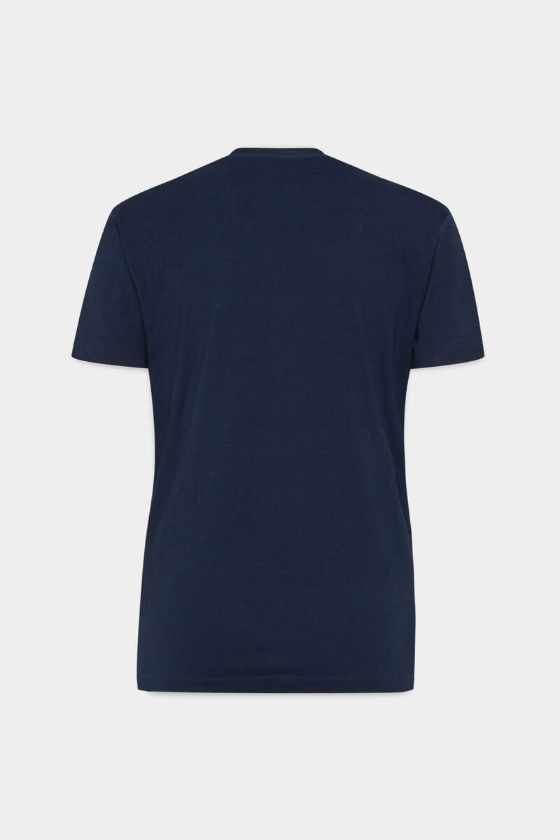 DSQUARED2 SUPER NEGATIVE DYED JUST RIGHT FIT BORN TO BE WILD T-SHIRT outlook
