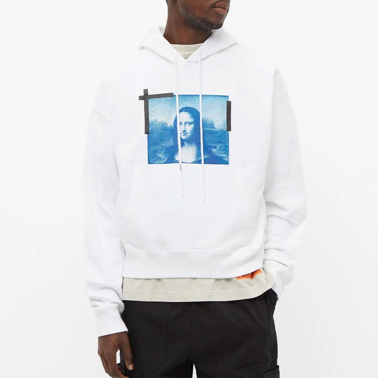 Men's Off-White SS22 Mona Lisa Printing White OMBB037C99FLE0050145 - 2