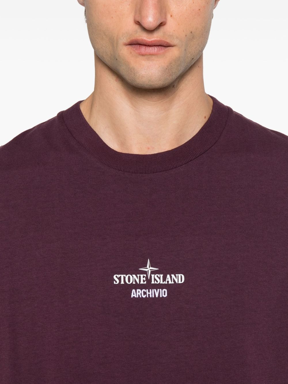 logo cotton t-shirt - 4