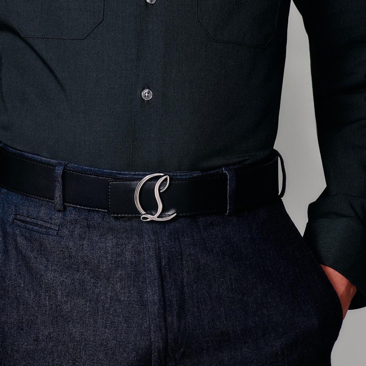 CL Logo belt Black - 2