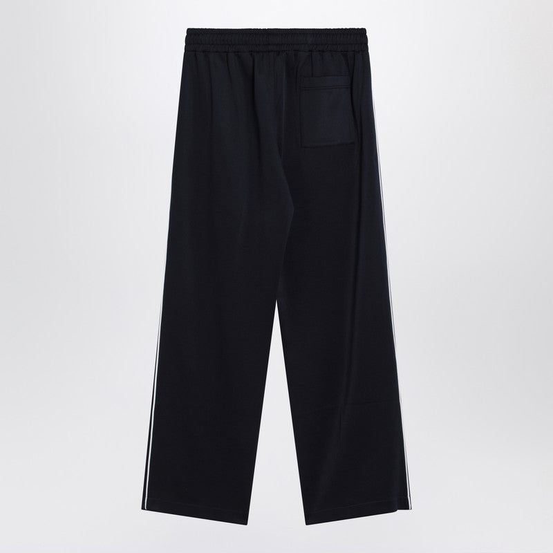 Gucci Navy Blue Pants In Technical Jersey Men - 2