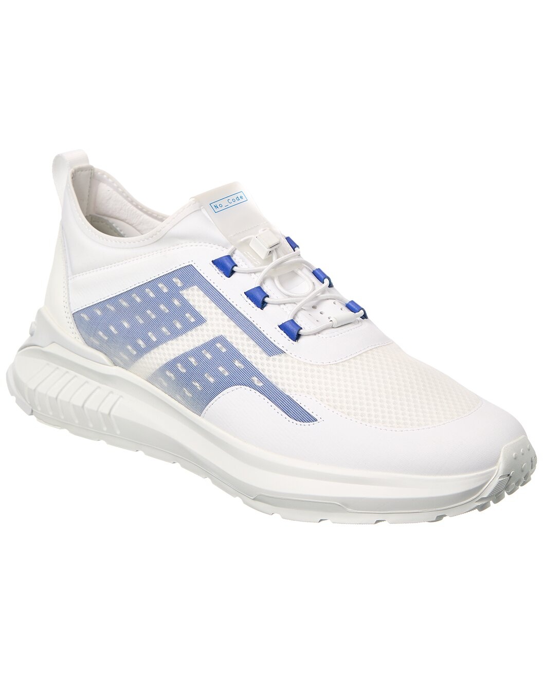 TOD’s Allacciata Rete Running No_Code Mesh & Leather Sneaker - 1