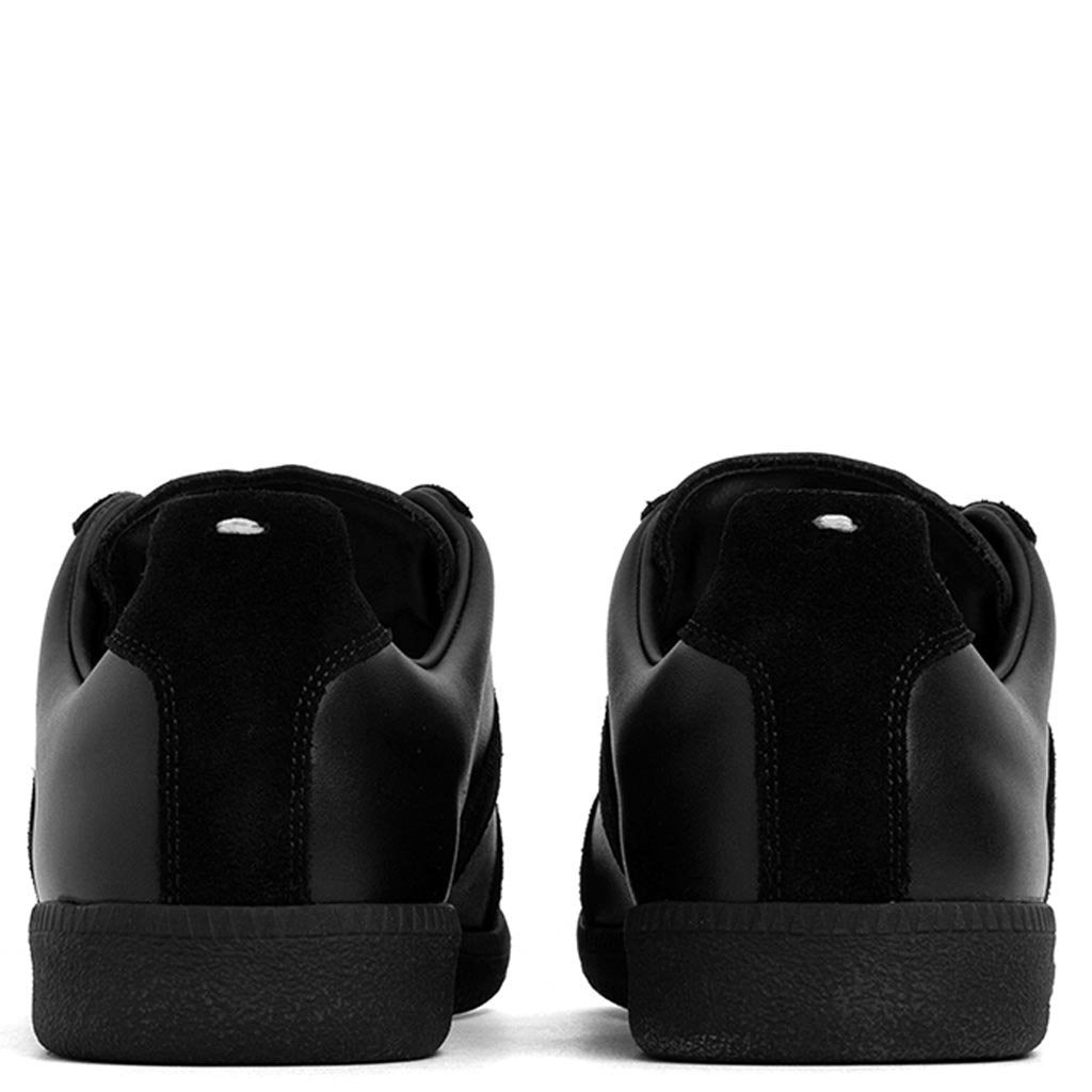 MAISON MARGIELA REPLICA LOW TOP CALF SKIN - BLACK - 4