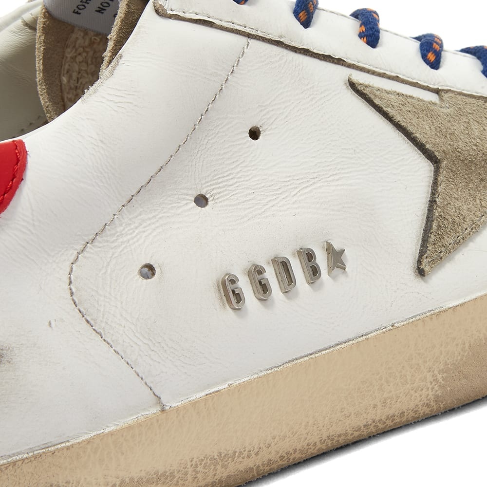 Golden Goose Super-Star Leather Metal Logo Sneaker - 4