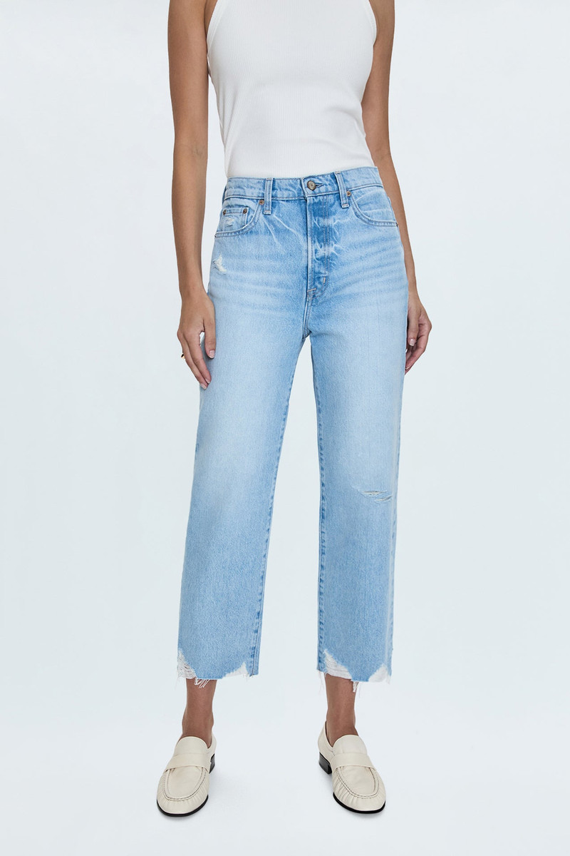 CASSIE SUPER HIGH RISE STRAIGHT JEAN - LEISURE VINTAGE 3