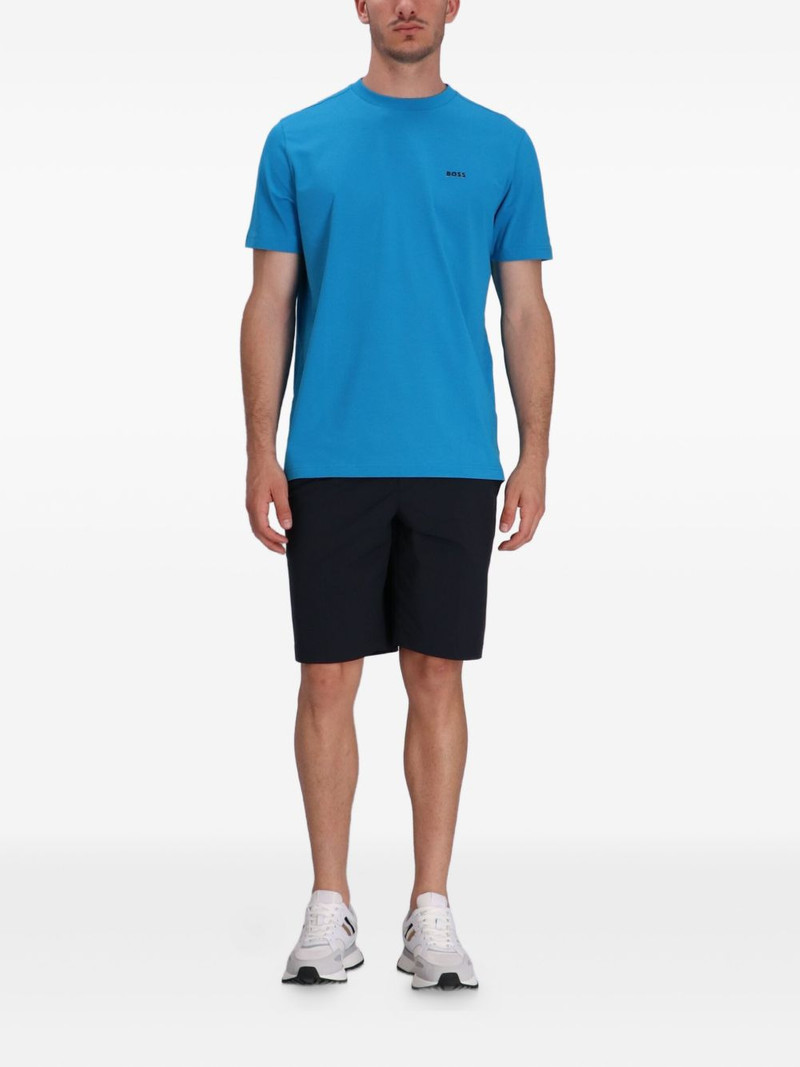 BOSS logo-embroidered crew-neck T-shirt outlook
