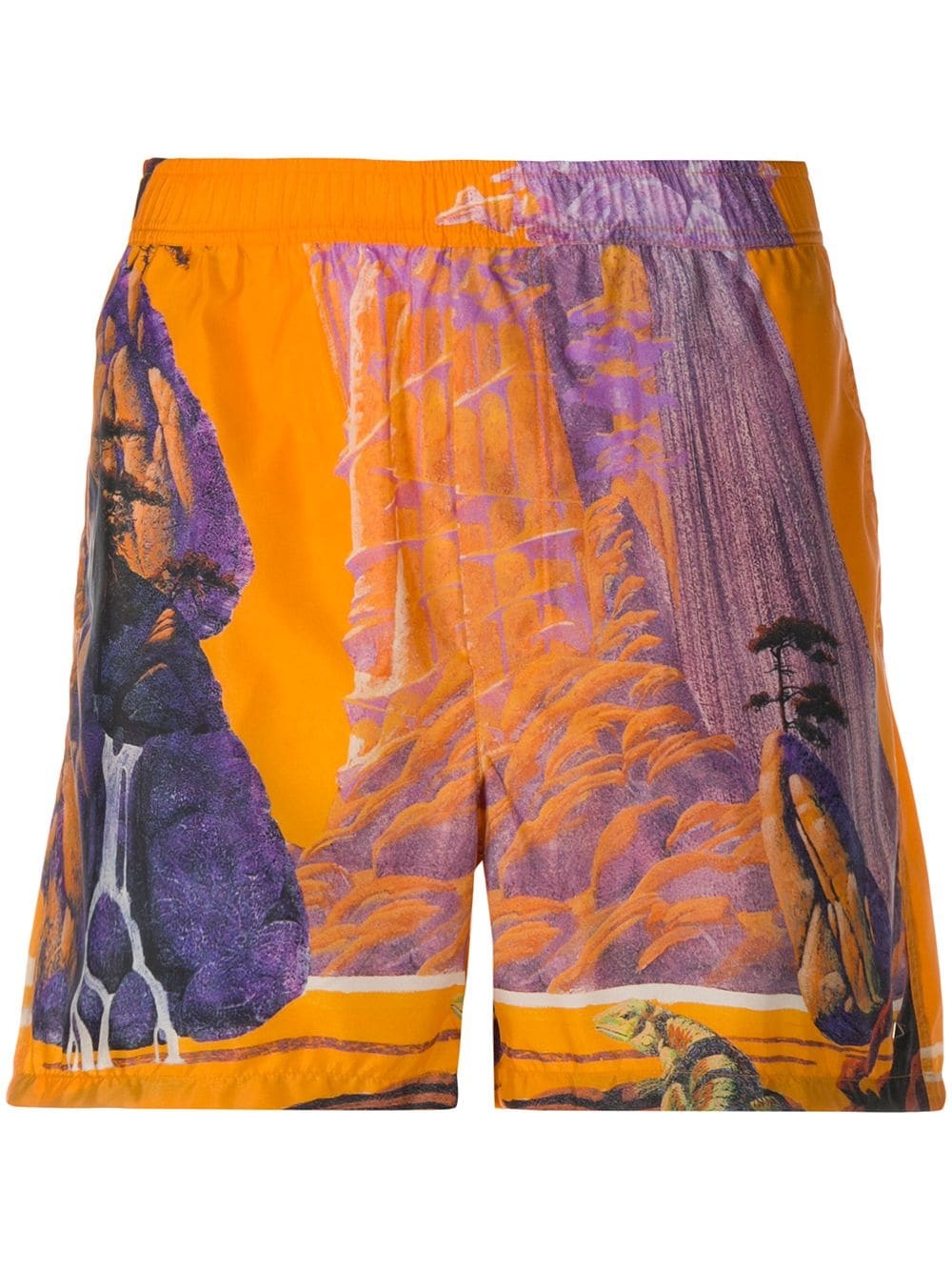 Yellow City swim shorts  - 1