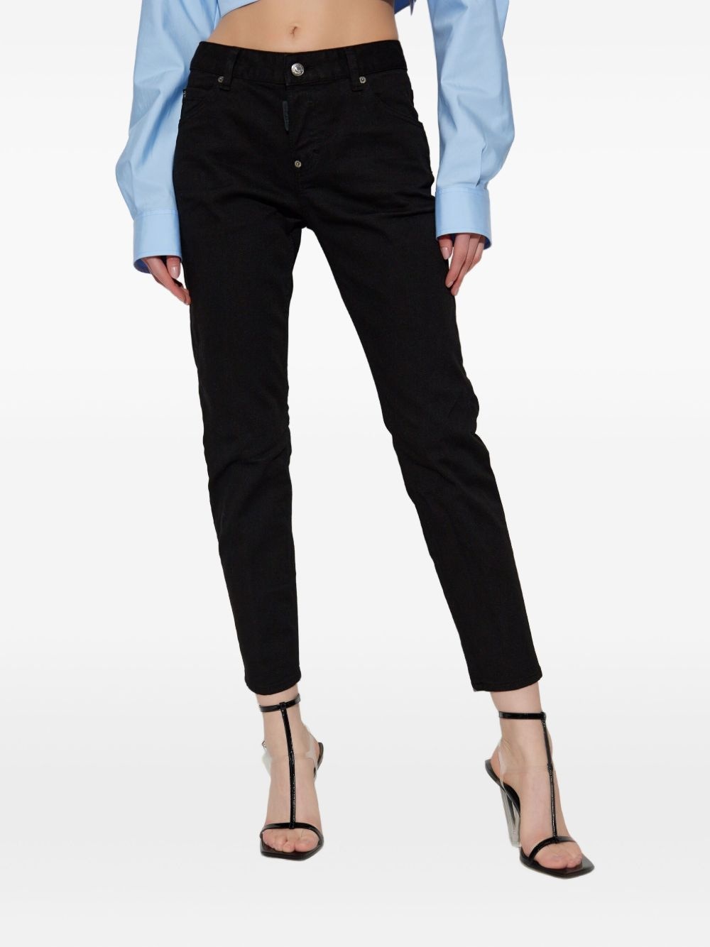 cropped jeans - 3