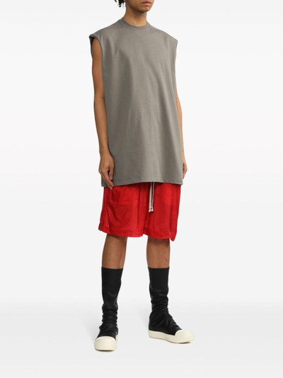 Rick Owens panelled cotton tank top outlook